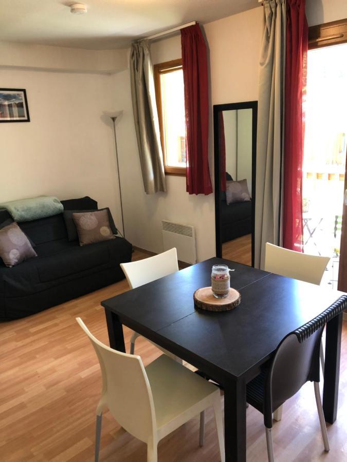 Studio Vue Piste + Parking Souterrain Privatif Inclus Les Orres Exterior foto